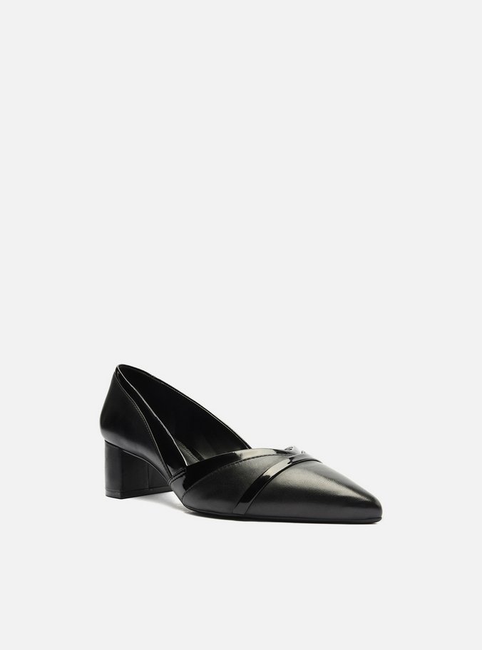 Scarpin Preto Salto Bloco