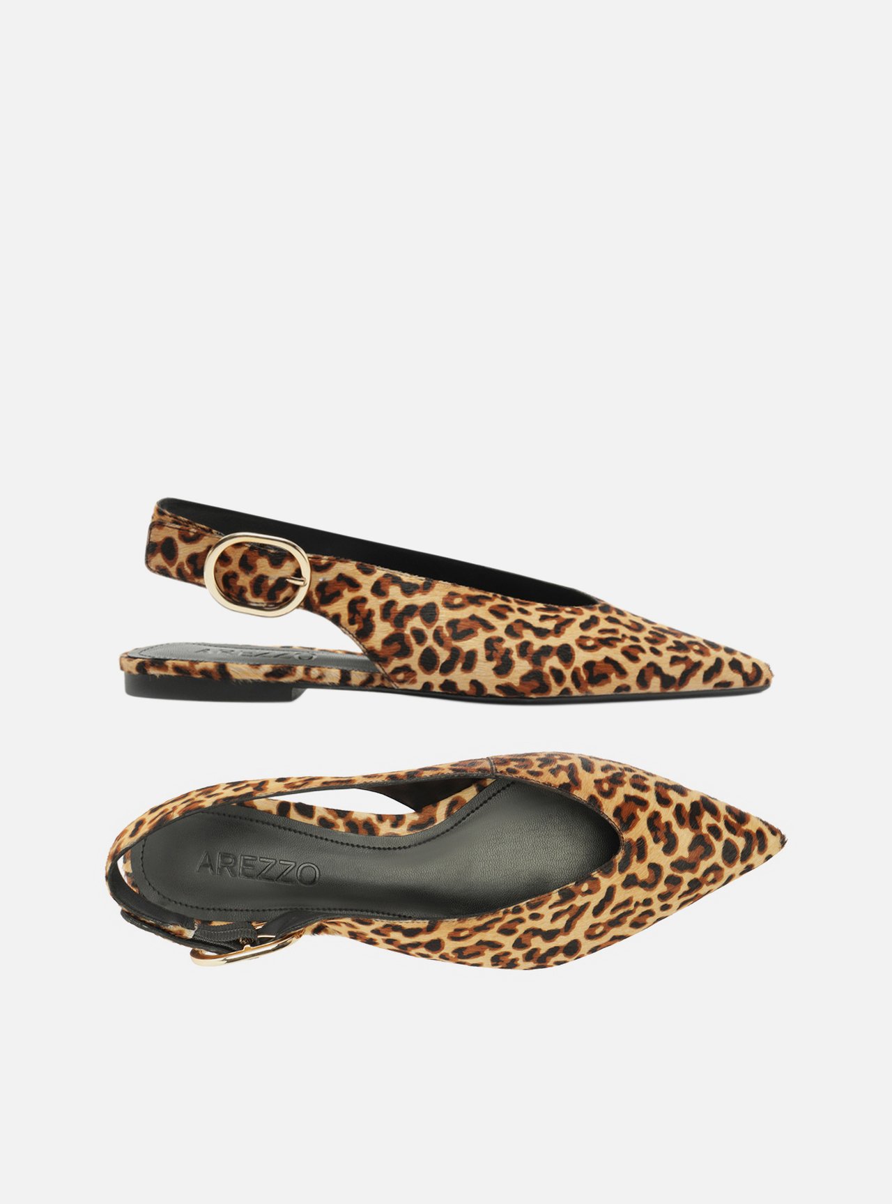 Sapatilha Animal Print Slingback Bico Fino Becca — foto 5