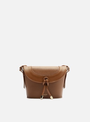 Bolsa Tiracolo Marrom Pequena Bag Charm