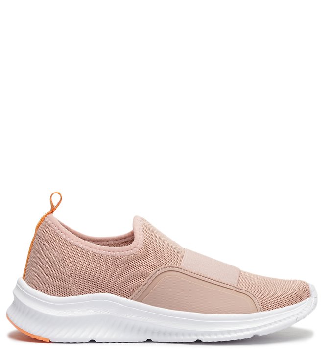 Slip On Bege Knit Emborrachado ZZ Mov