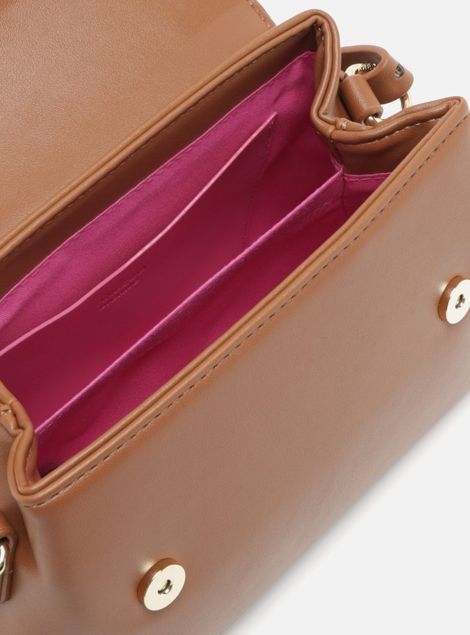 Bolsa Tiracolo Marrom Média