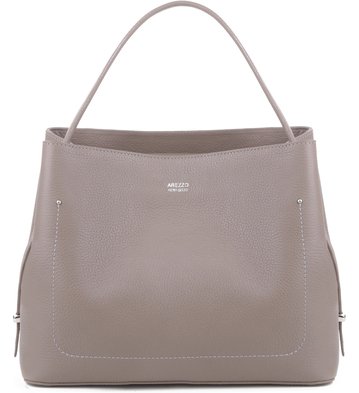 Bolsa Satchel Letizia Cinza