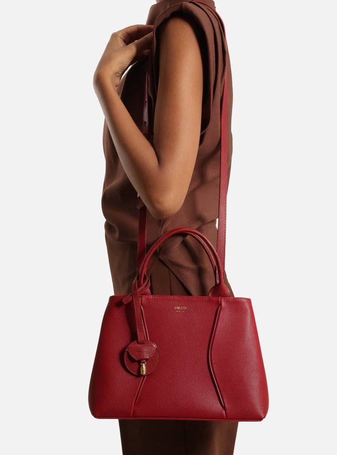 Bolsa Tote Vermelha Média Metais