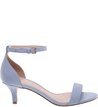 Sandália Nobuck Isabelli Salto Kitten Crystal Blue