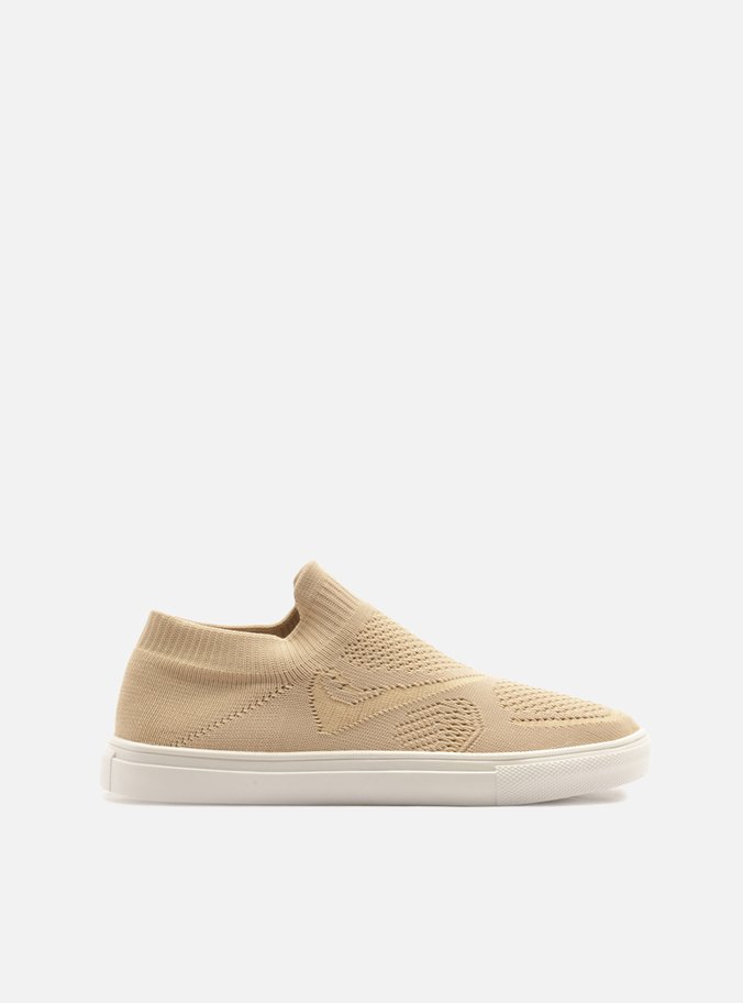 Tênis Bege Slip On