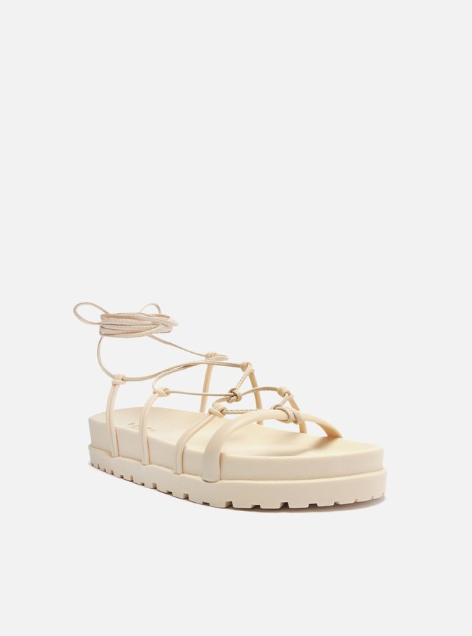 Sandália Papete Off-White Amarração Nós Brizza