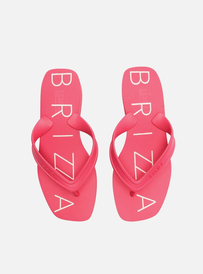 Chinelo de Dedo Rosa Plataforma Bold Brizza