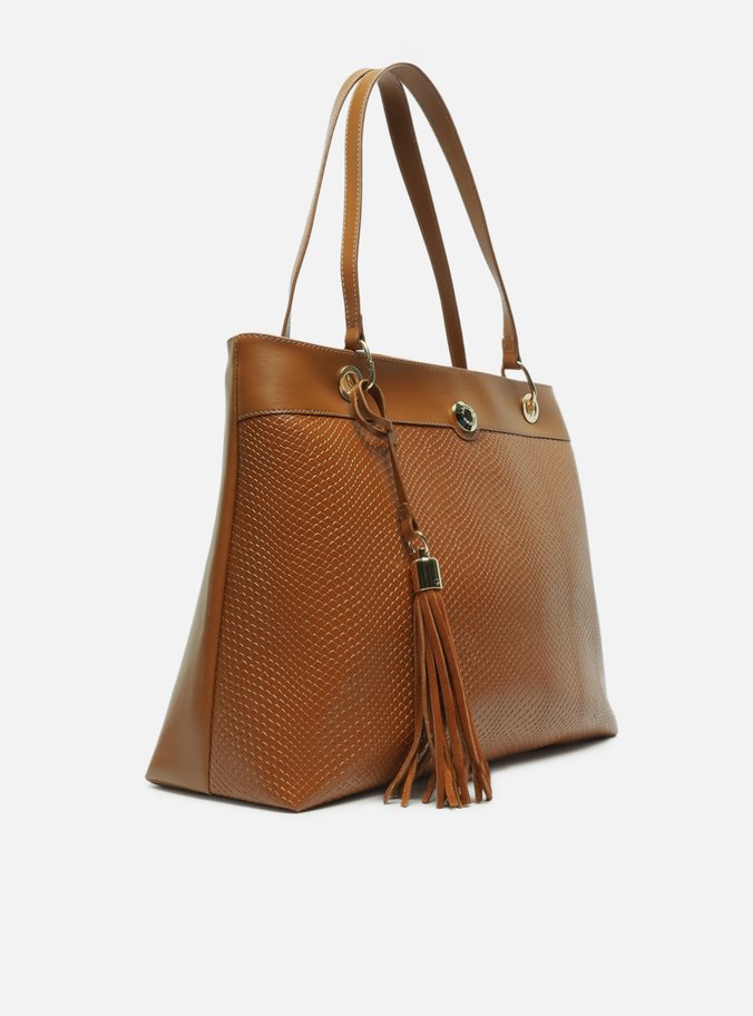Bolsa Tote Marrom Grande