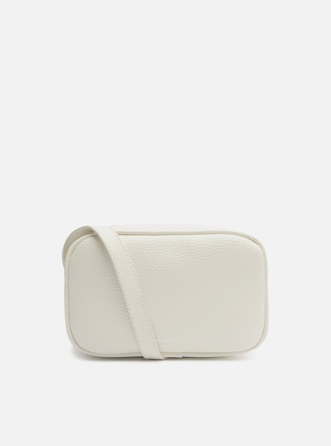 Bolsa Tiracolo Branca Crema Verona Média