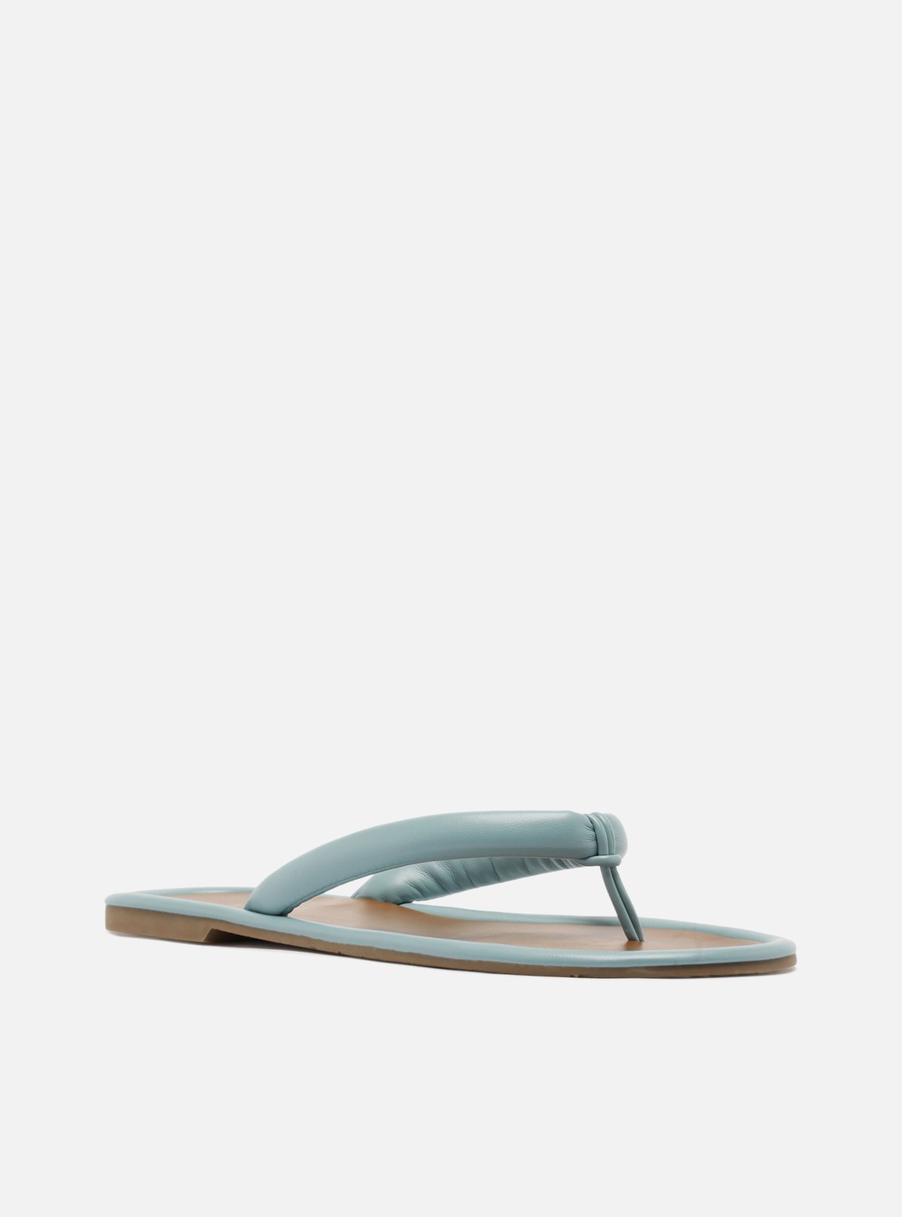 Rasteira Azul Tiras Flip Flop Zoe — foto 2