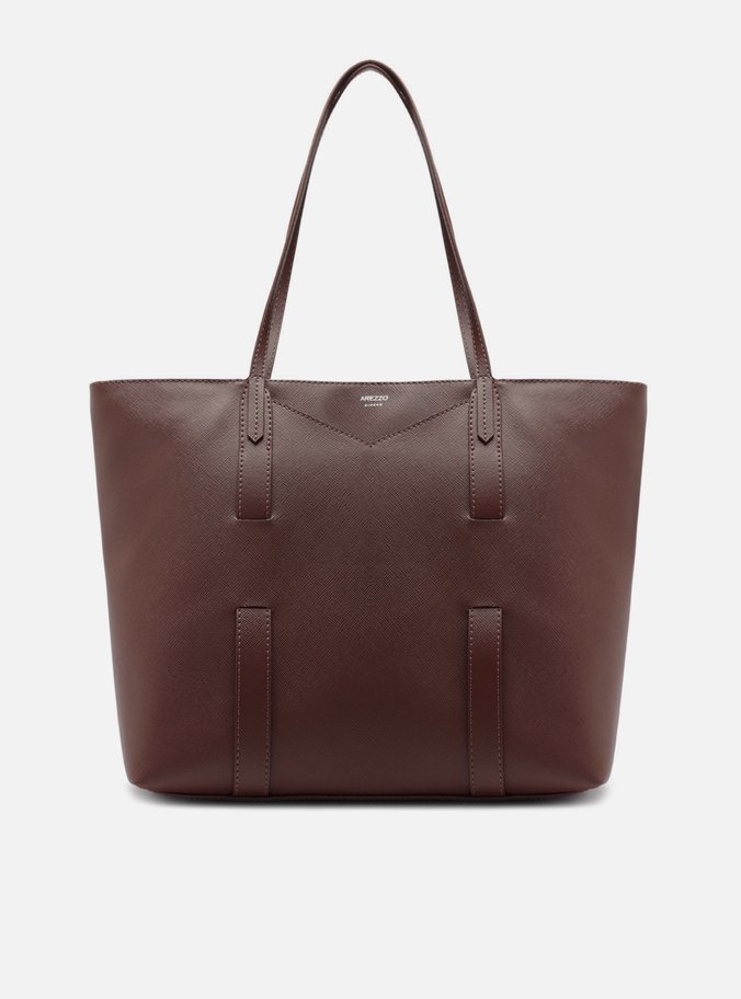 Bolsa Shopping Marrom Grande Tiras