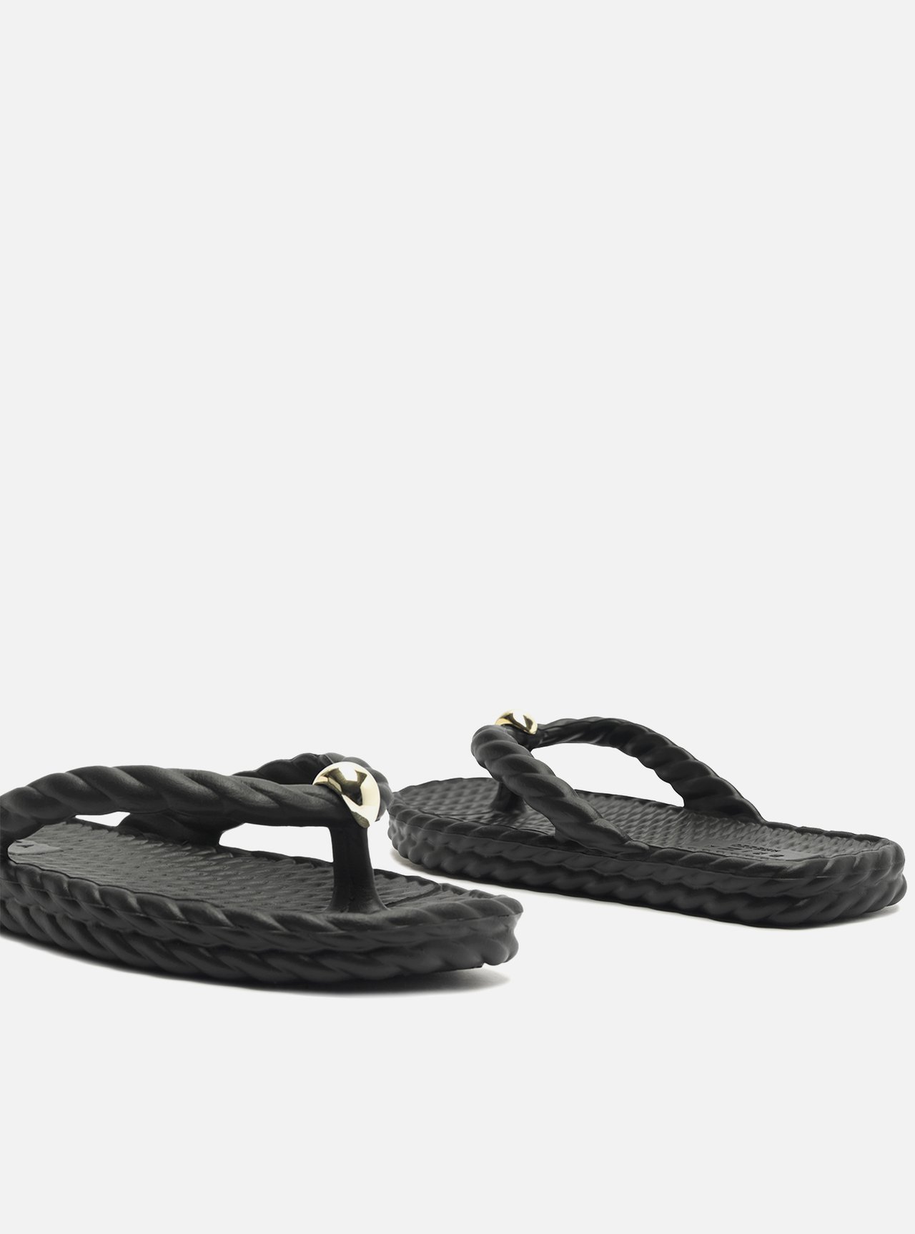 Chinelo de Dedo Preto Marrocos Brizza — foto 4