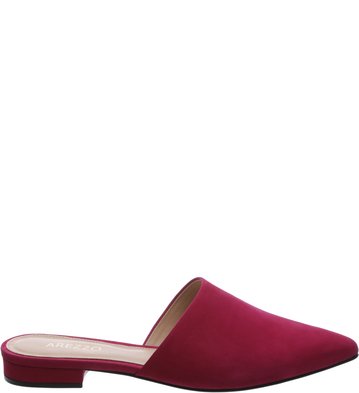 Mule Bico Fino Nobuck True Pink
