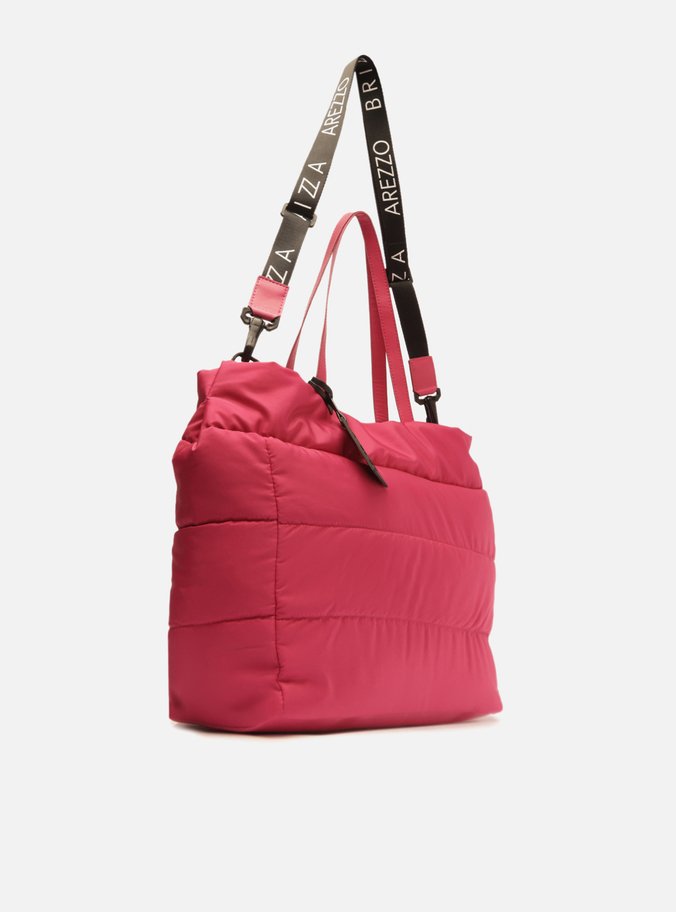 Bolsa Shopping Rosa Nylon Grande Brizza