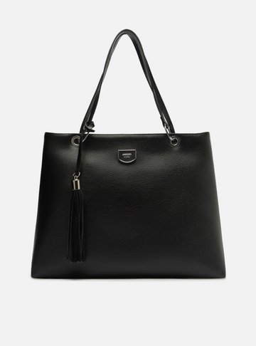 Bolsa Shopping Preta Grande Tag Barbicacho