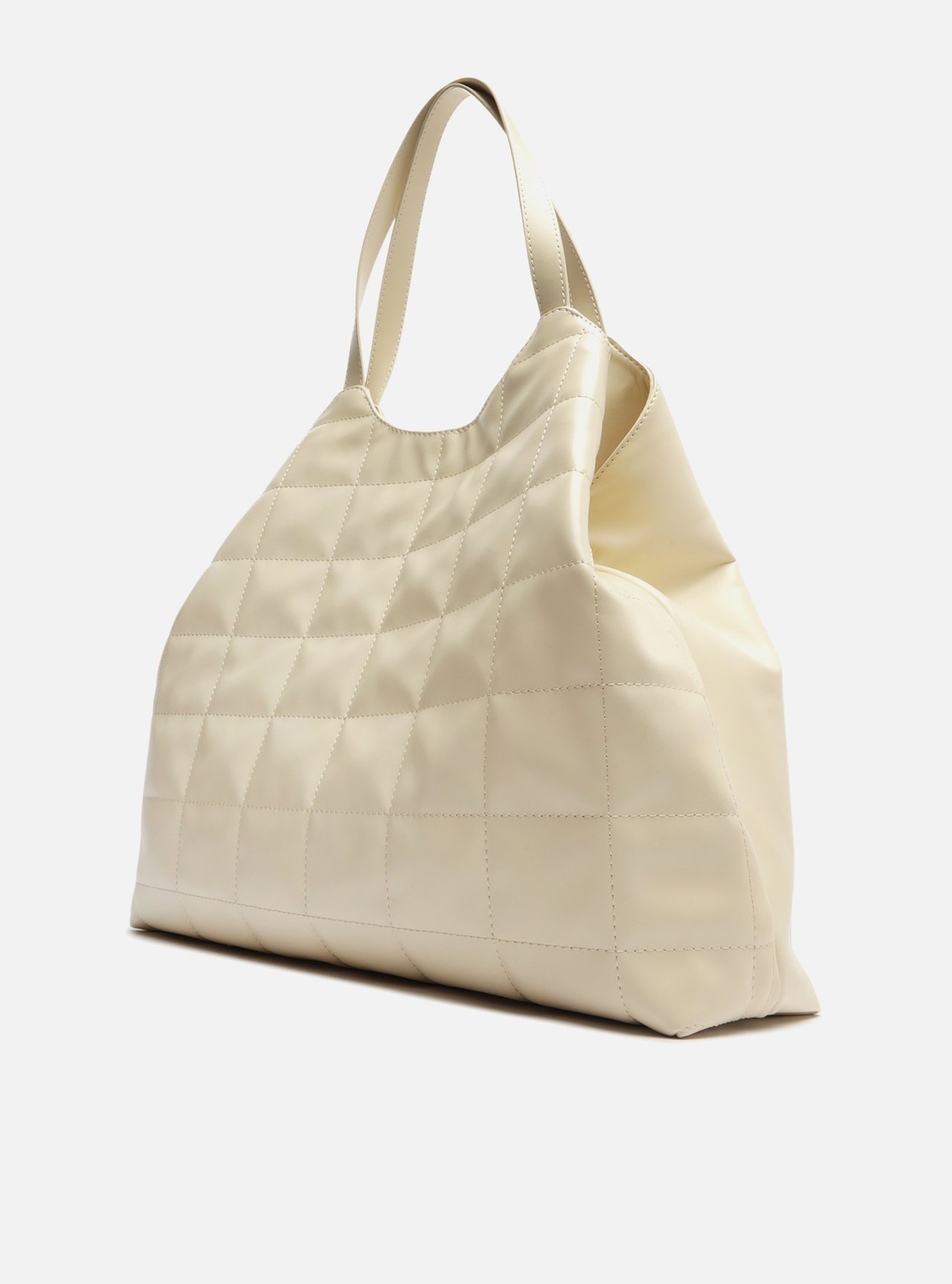 Bolsa Shopping Branca Grande Matelassê — foto 2