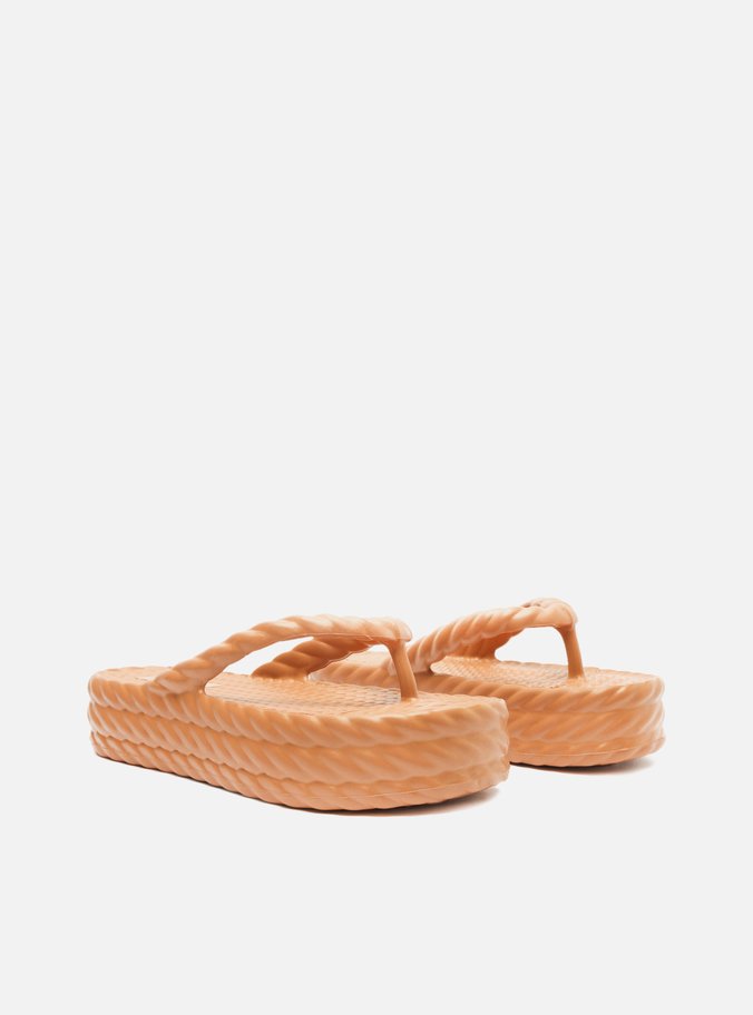 Sandália Marrom Flatform Marrocos Mid