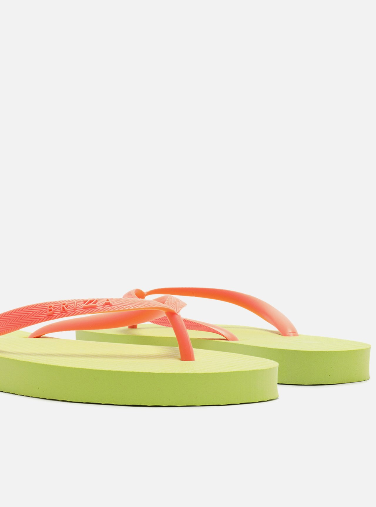 Chinelo de Dedo Multicolorido Tiras Laranja Essential Brizza — foto 5