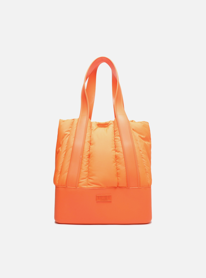 Bolsa De Praia Laranja Neon Média Brizza