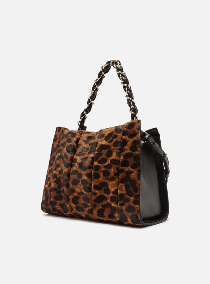 Bolsa Tote Animal Print Onça Milano Média