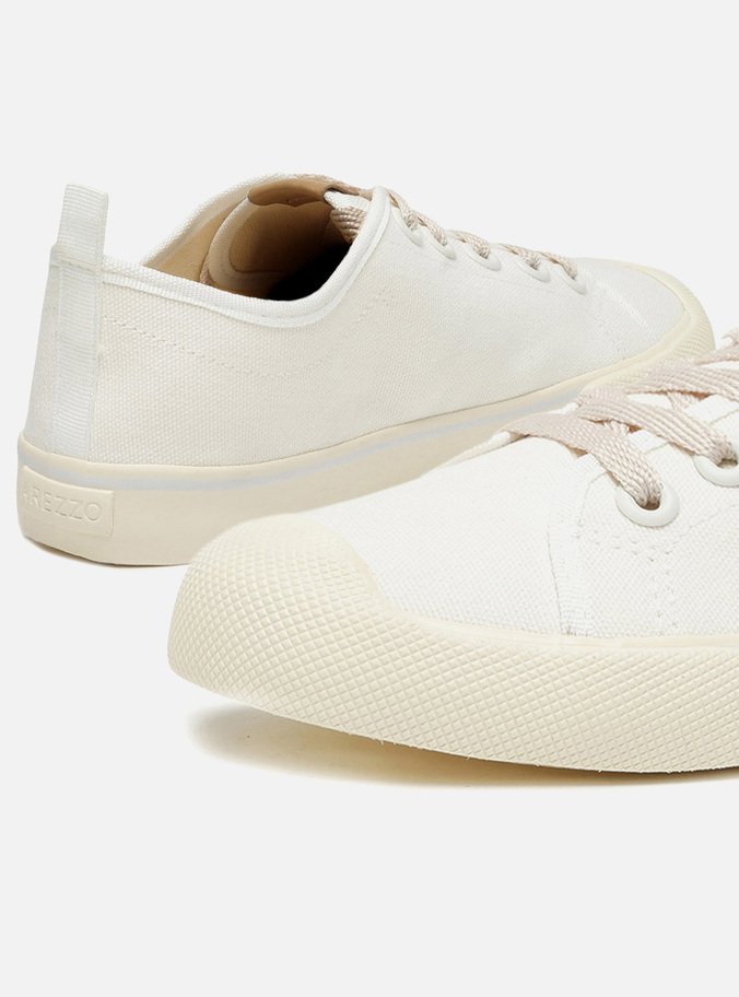 Tênis ZZ Play Branco e Off-white Lona