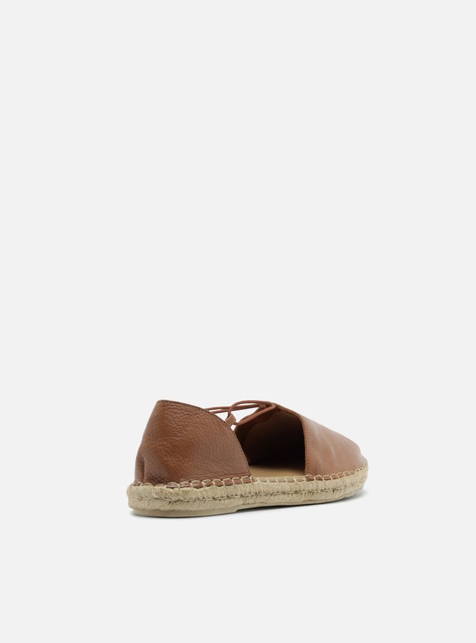 Espadrille Marrom Salto Rasteiro