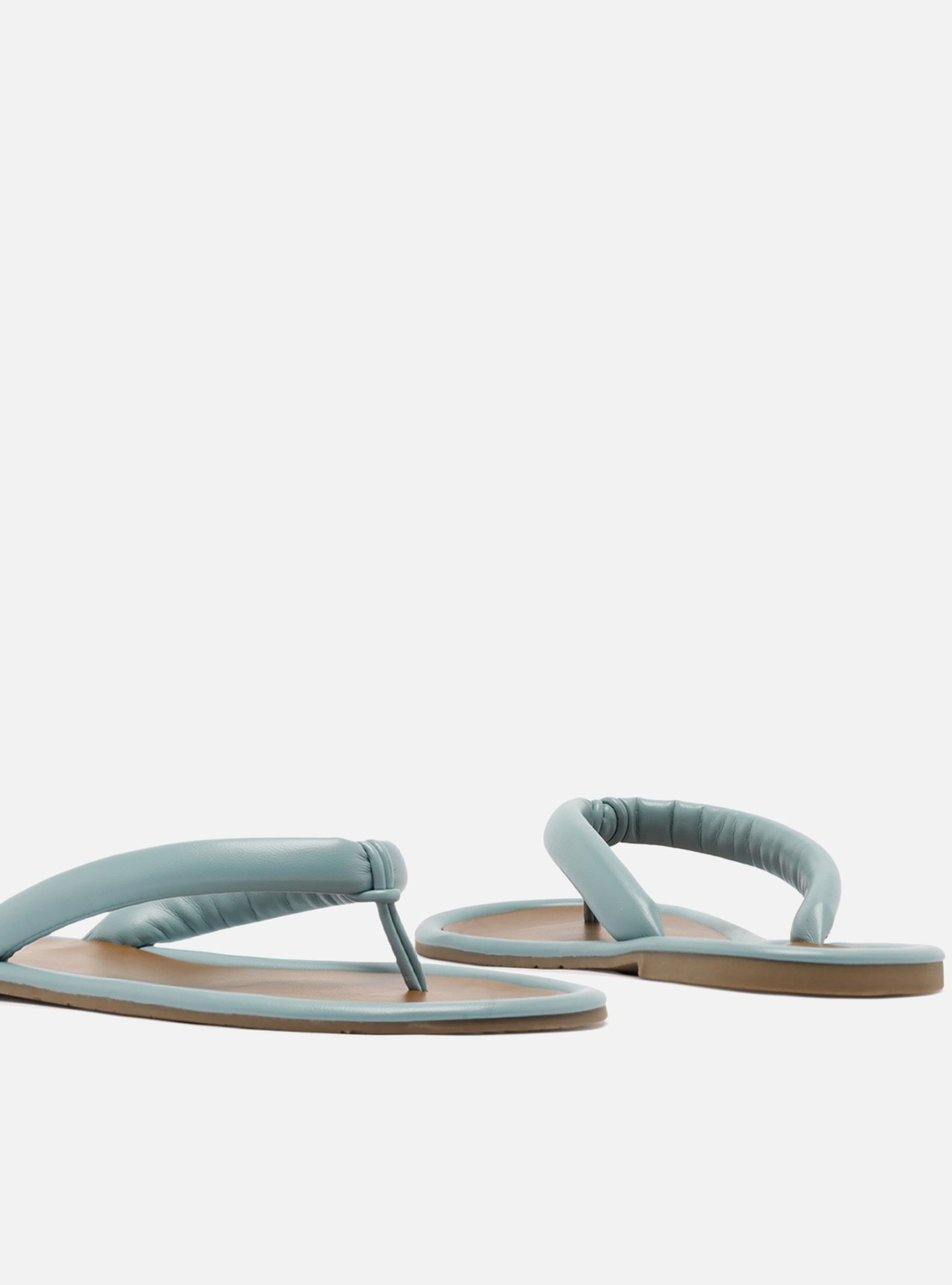 Rasteira Azul Tiras Flip Flop Zoe — foto 4