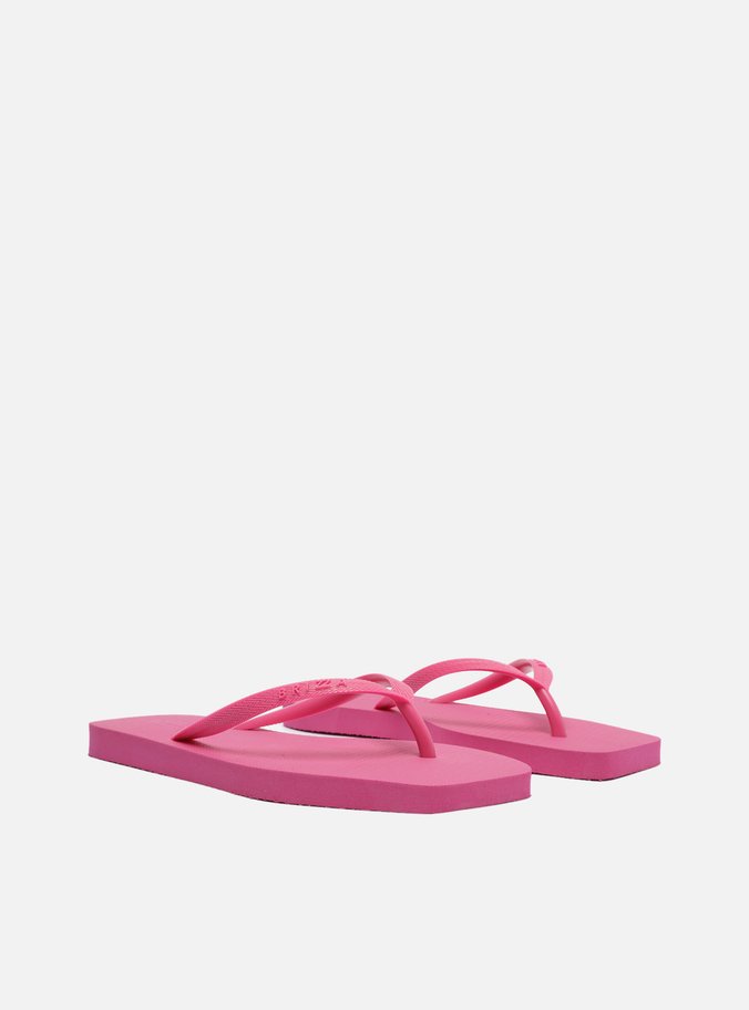 Chinelo de Dedo Rosa Pink Básico Square Brizza