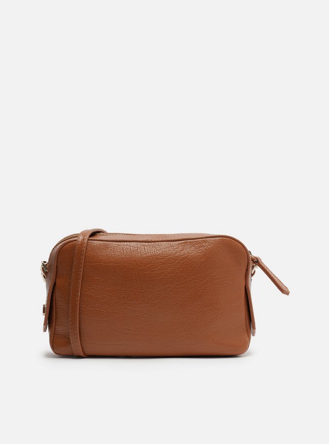 Bolsa Tiracolo Marrom Couro Abraccio 2.0 Pequena