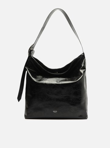 Bolsa Hobo Preta Grande