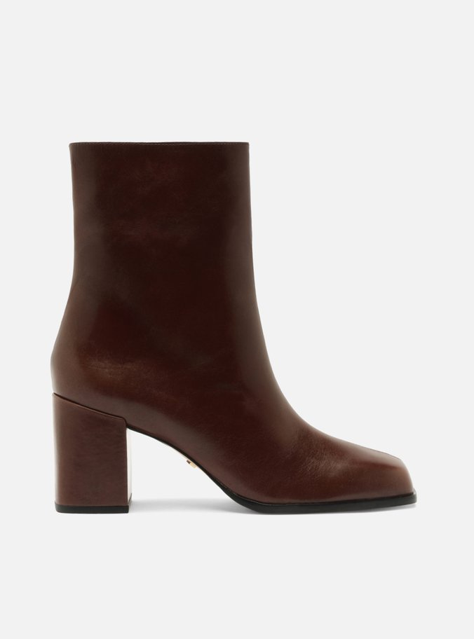 Bota Marrom Salto Bloco