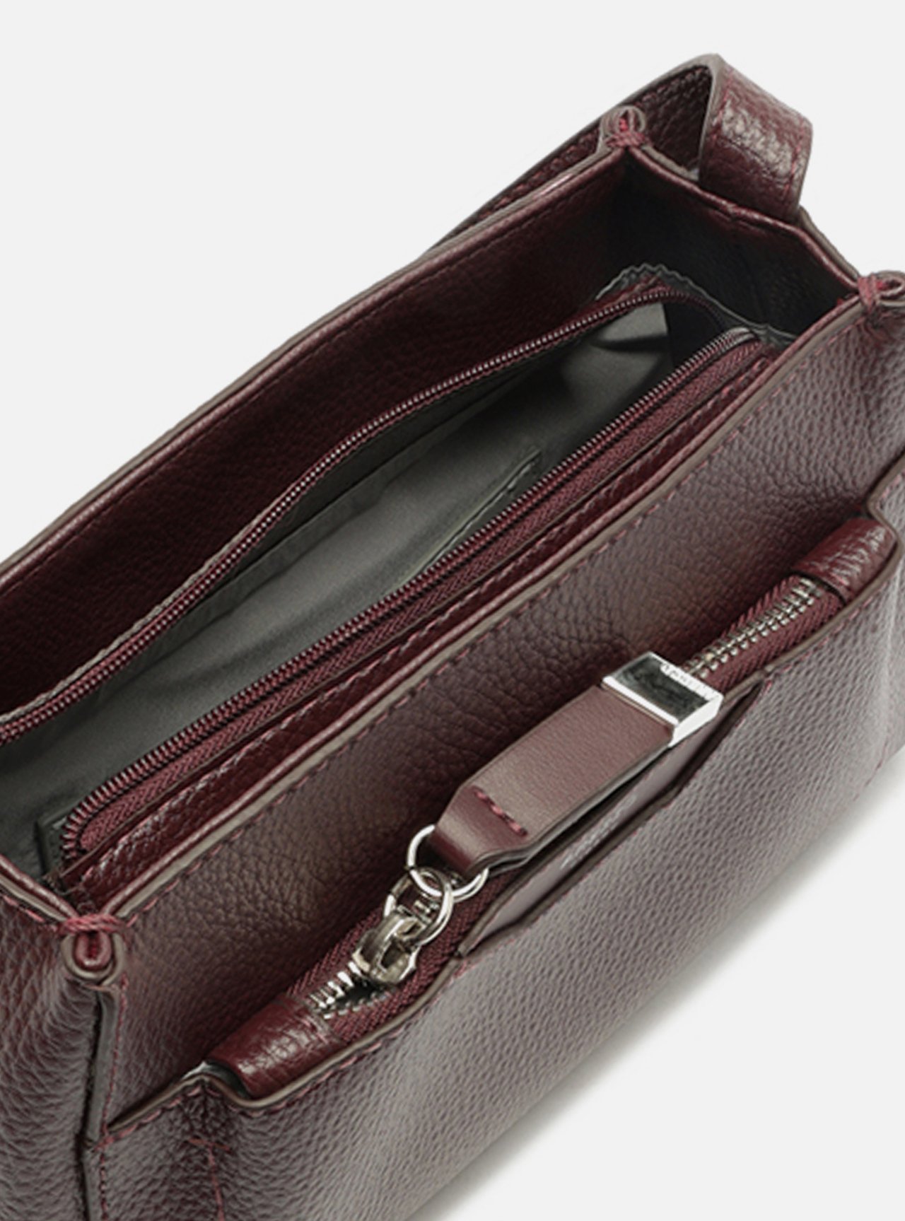 Bolsa Tiracolo Vermelha Pequena Metais — foto 4