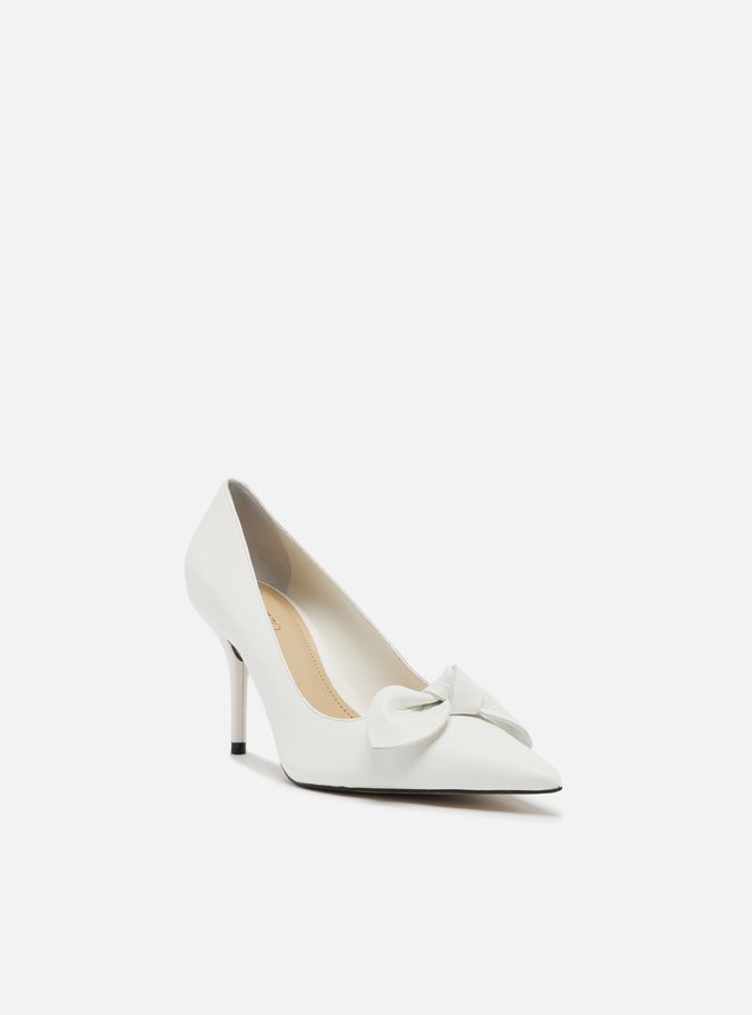 Scarpin Branco Salto Fino
