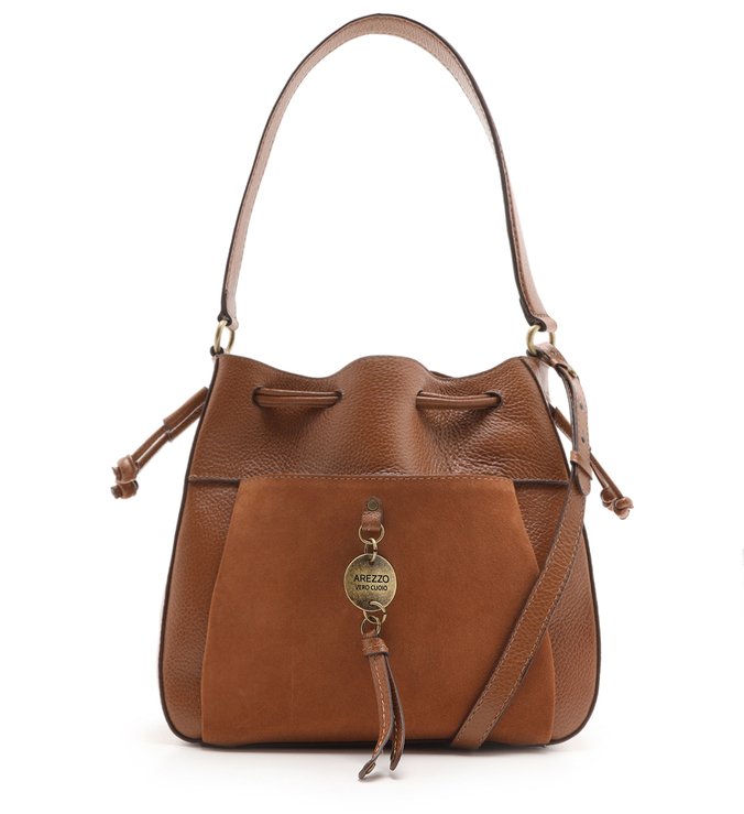 Bolsa Bucket Camurcina Renata Média Cupuaçu