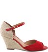 Anabela Juta Nobuck Scarlet