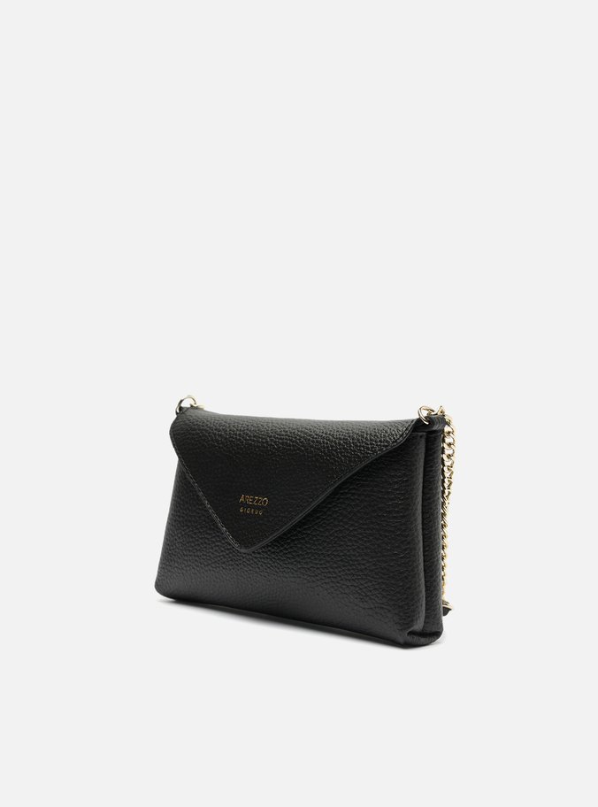 Bolsa Tiracolo Preta Giorno Pequena Envelope