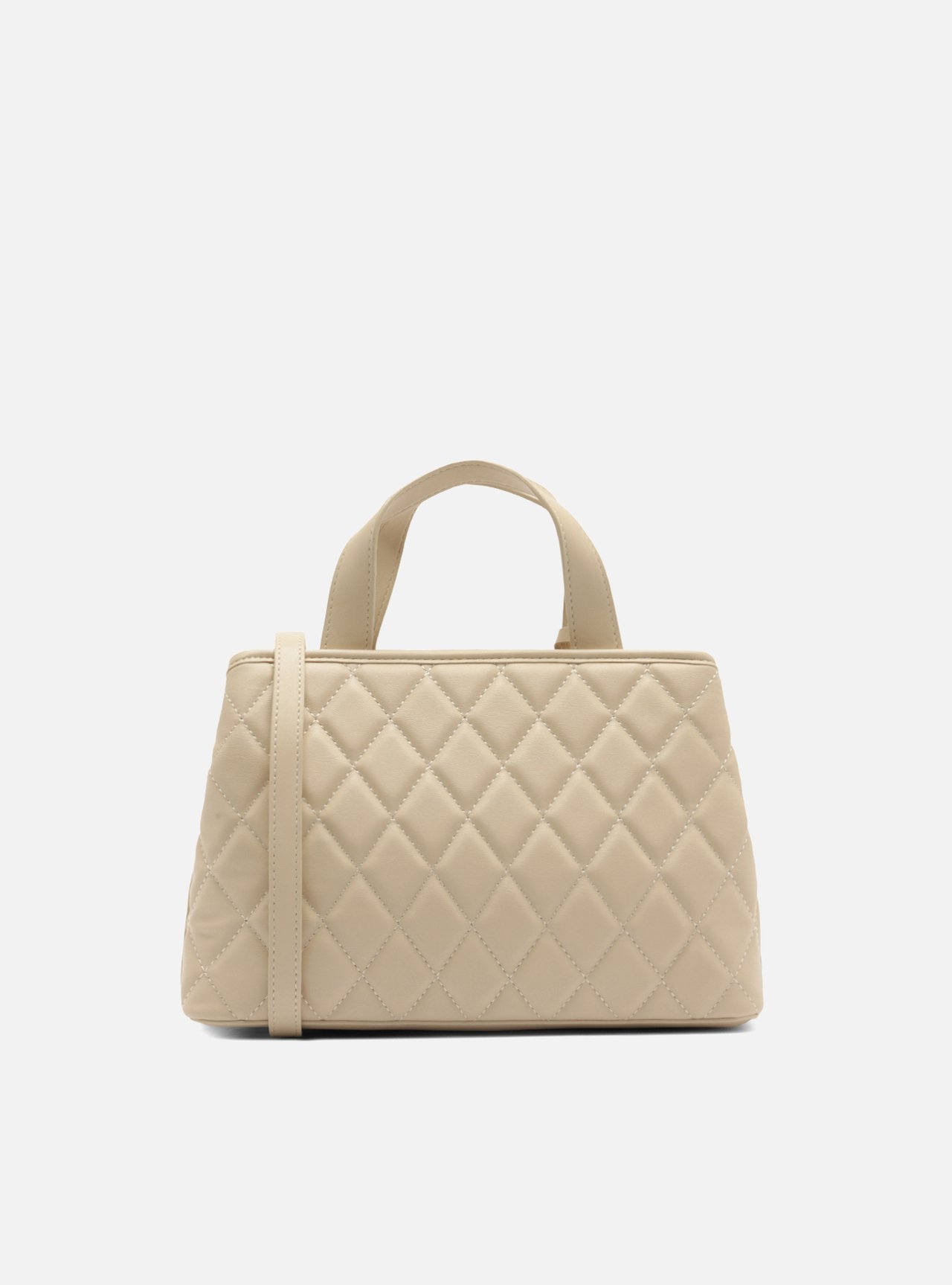 Bolsa Tote Branca Média Matelassê — foto 3