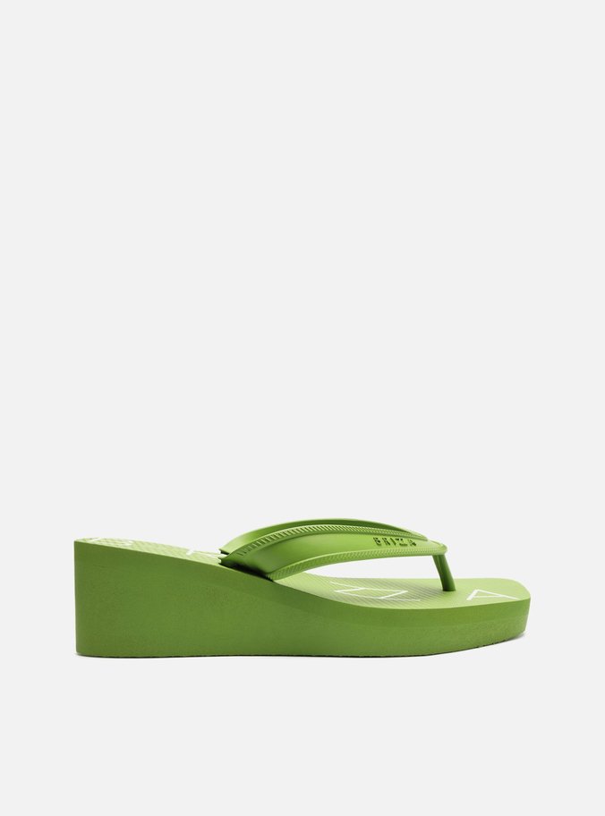 Chinelo de Dedo Verde Plataforma Bold Brizza