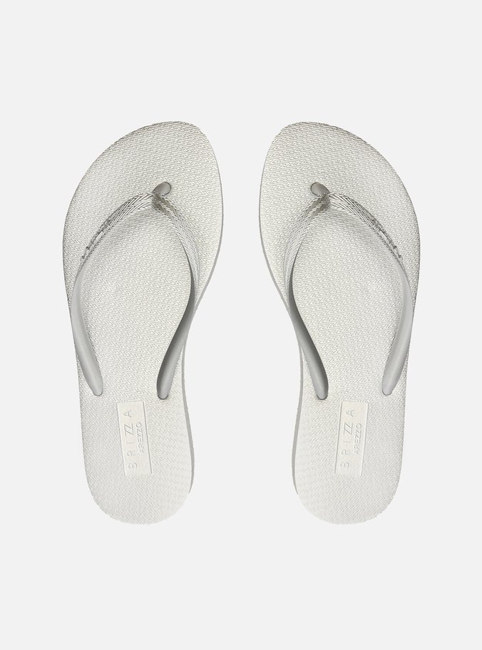 Chinelo de Dedo Prateado Essential Brizza