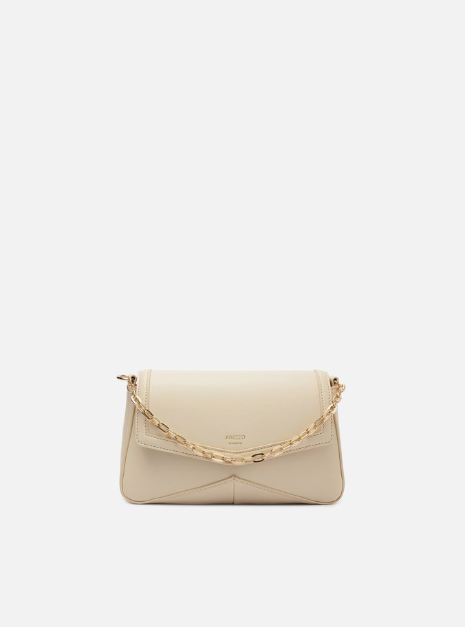 Bolsa Tiracolo Off-White Pequena Corrente