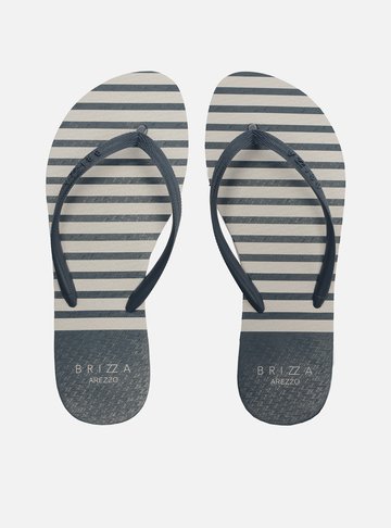 Chinelo Azul Listras Brizza