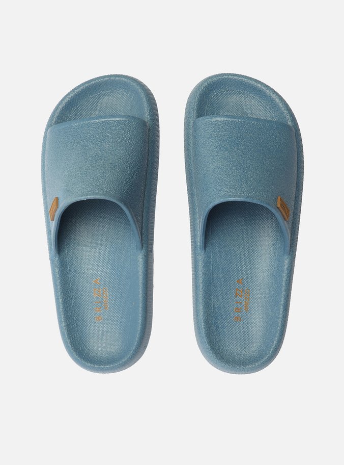 Chinelo Slide Azul Denim Brizza
