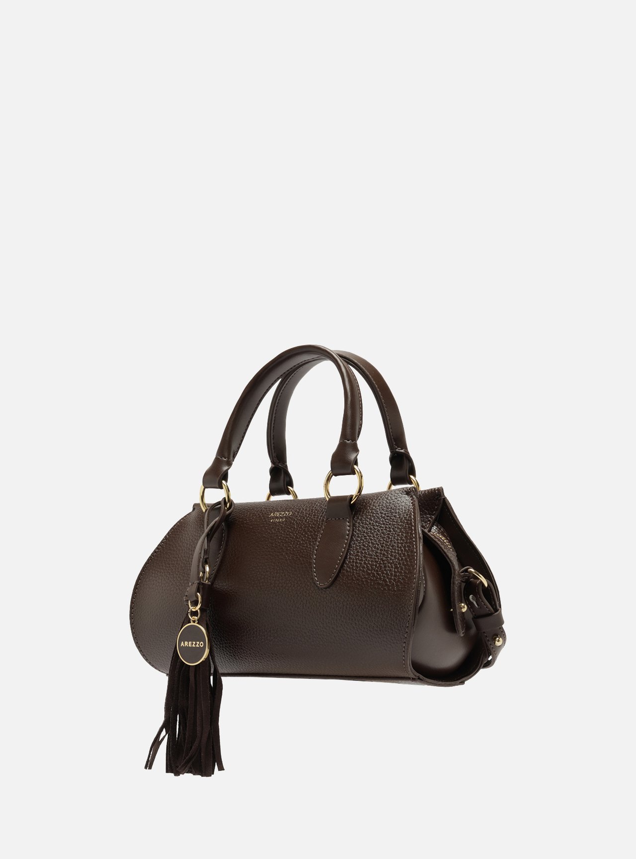 Bolsa Tote Marrom Média Bag Charm Duplo — foto 2