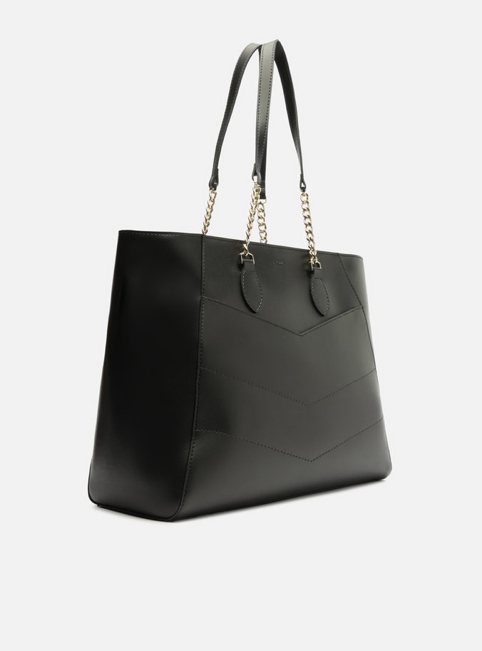 Bolsa Shopping Preta Grande Costuras