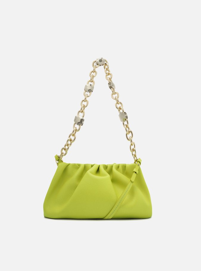 Bolsa Tiracolo Verde Couro Vicky Pequena
