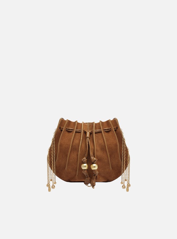 Bolsa Tiracolo Marrom Pequena