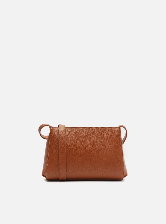 Bolsa Tiracolo Marrom Cúrcuma Emilly Pequena