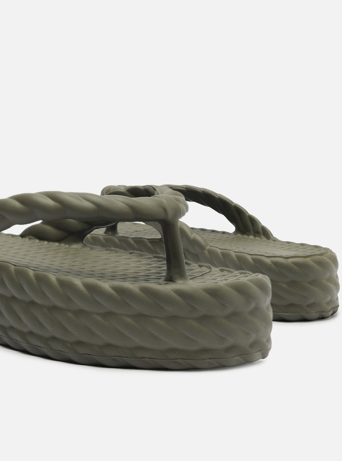 Sandália Verde Flatform Marrocos Mid
