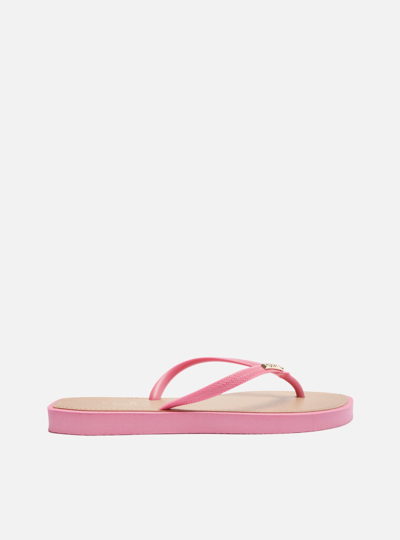 Chinelo de Dedo Rosa Leaf Recouro Brizza — foto 3
