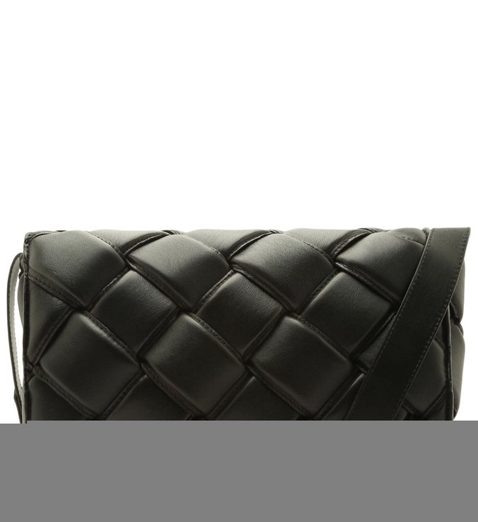 Bolsa Tiracolo Couro Gaby Grande Preta